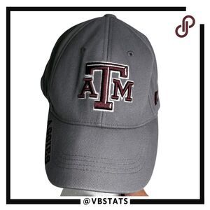 Russell Athletic Men's Texas A&M Aggies Baseball Cap Hat Gray Maroon